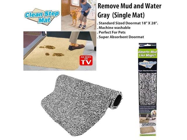 Clean Step Mat Doormat - Gray (18' x 28')