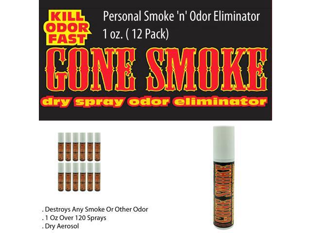 Gone Smoke Personal Smoke 'n' Odor Eliminator, 1 oz. ( 12 Pack)