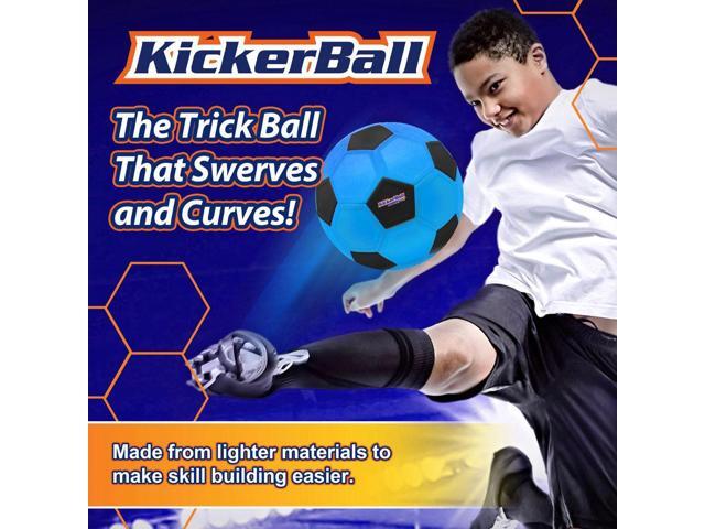 KickerBall by Swerve Sports Curve & Trick Soccer Ball with Air Pump Glow