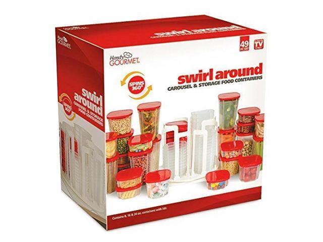 Swirl Around Storage Container Organizer