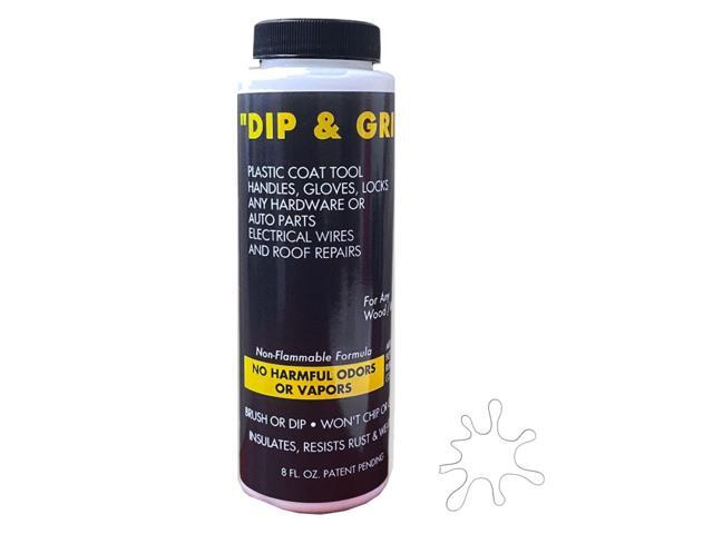 Dip and Grip Rubberized Plastic Coating (White) 8 fl. oz.