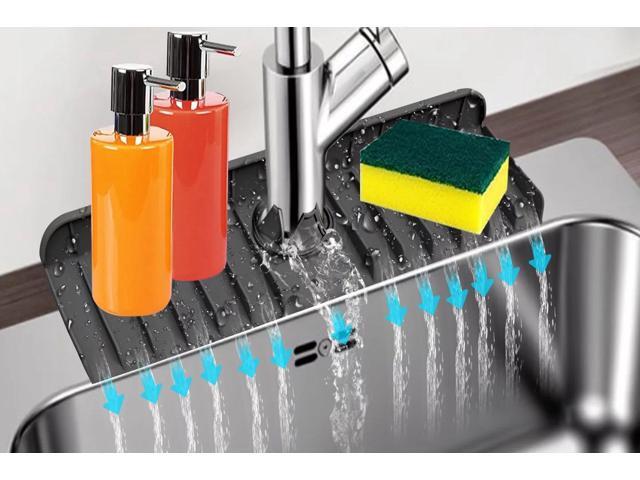 Kitchen Sink Splash Guard - Black - Medium (17.71' x 5.7')