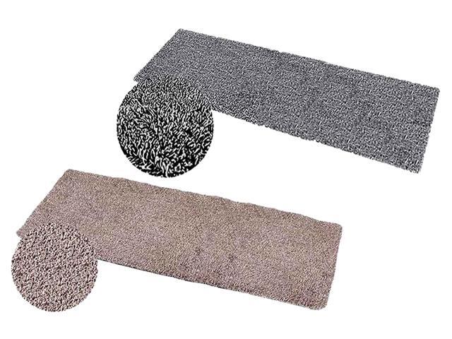 Clean Stepping Mud & Dirt Trap Runner Gray 24x60 Inch
