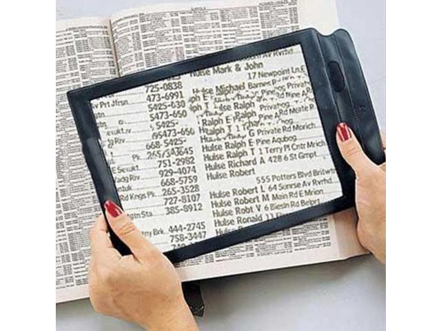 Complete Medical Magnifier Full Page Reading Fresnel with Border, 0.1 Pound