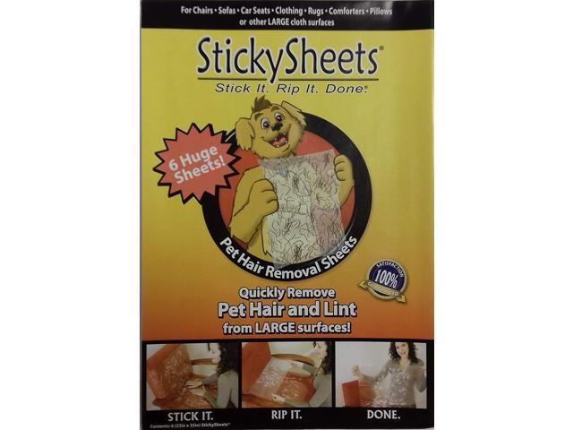 Sticky Sheets - Pet Hair Removal System - 6 Sheets
