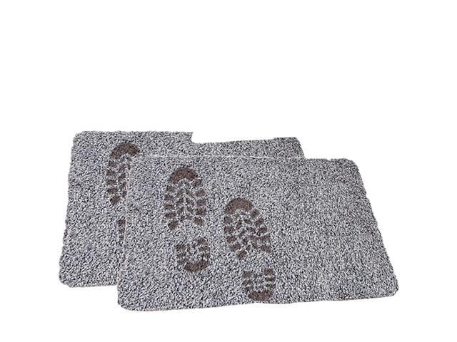 Clean Step Mat Doormat - Gray (18' x 28') 2 Pack