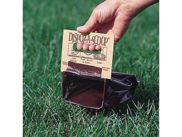Dispoz-A-Scoop No Touch Mess Odor Sanitary Dog Poop Scoopers 24 Pack