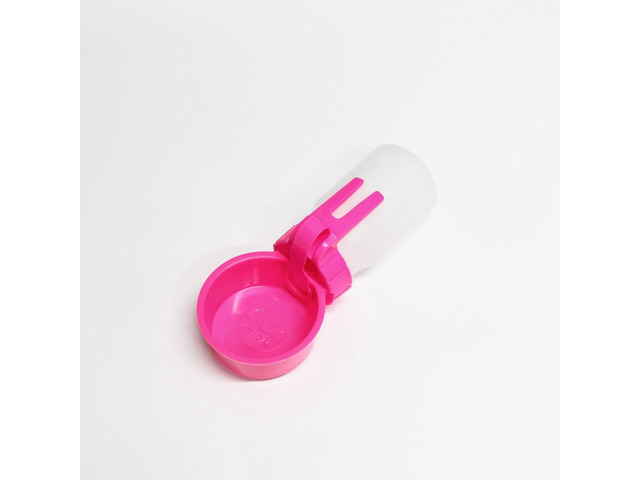 Water Rover Smaller 3.5-inch Bowl and 8 Ounce Bottle, Pink