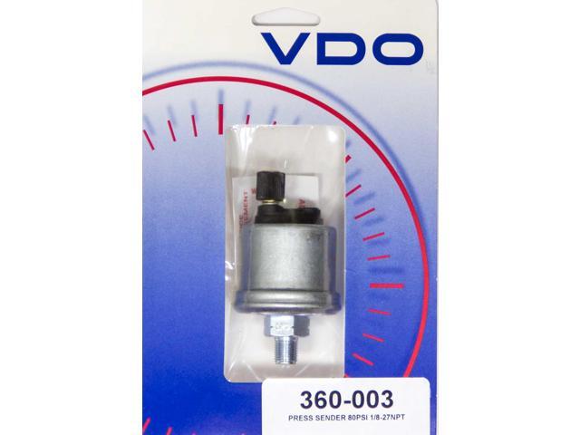 VDO Pressure Sender 80 PSI Pressure Sender 80 PSI - Standard