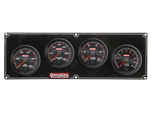 Redline 3-1 Gauge Panel OP/WT/FP w/2-5/8in Tach