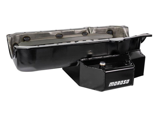 OIL PAN SBC OVAL TRACK STEEL