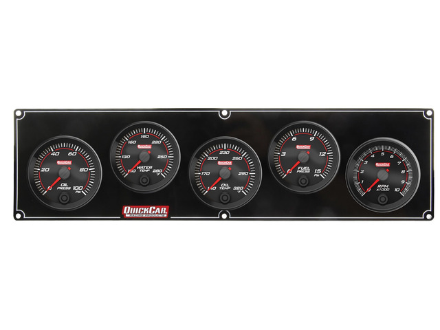Redline 4-1 Gauge Panel OP/WT/OT/FP w/2-5/8 Tach