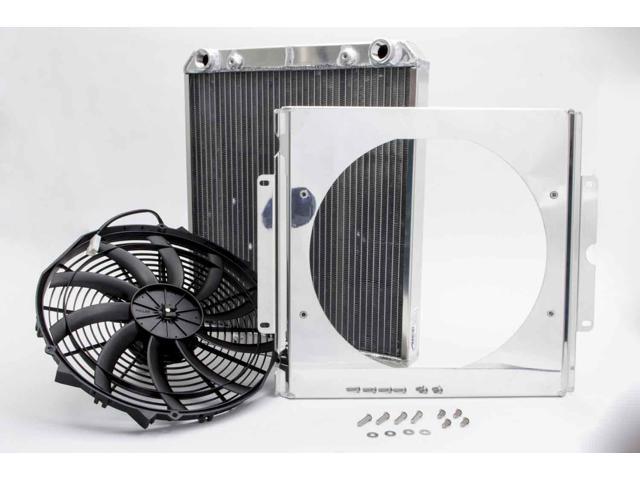 Dragster Radiator w/ Fan and Shroud