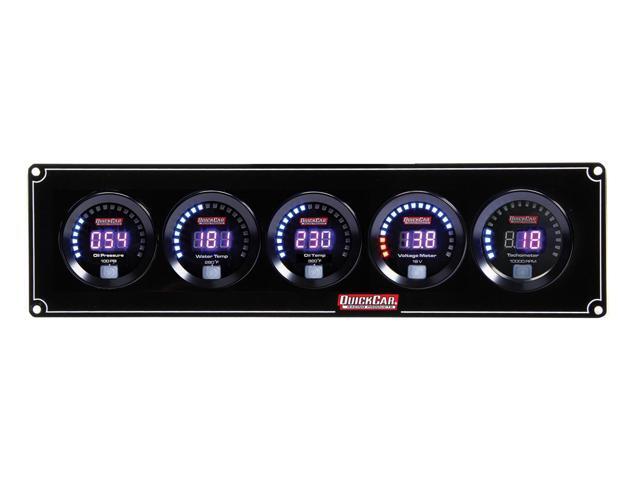 Digital 4-1 Gauge Panel OP/WT/OT/Volt w/Tach