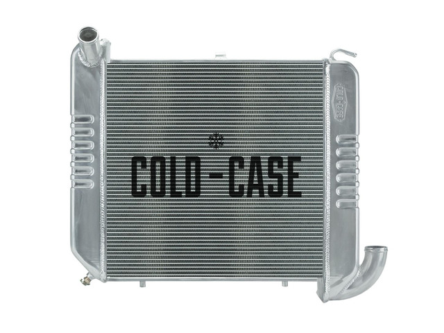 RADIATOR ALUM POLISHED 2-ROW S