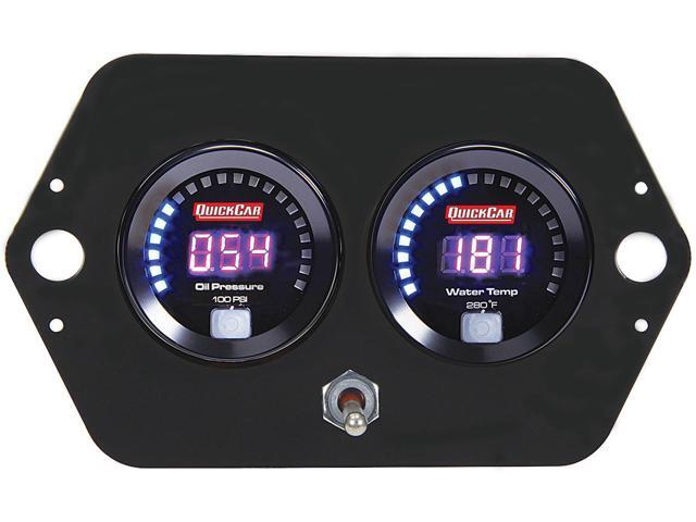 Digital 2-Gauge Panel Open Wheel OP/WT w/Batt
