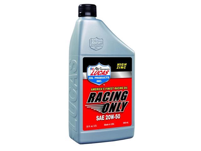 LUCAS OIL 10620#2 SAE 20W-50 RACING MOTOR OIL/6X1/QUART 10620#2