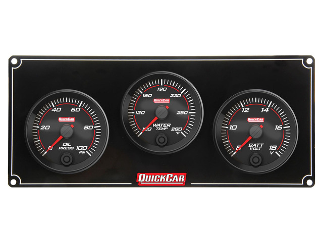 Redline 3 Gauge Panel OP/WT/VOLT