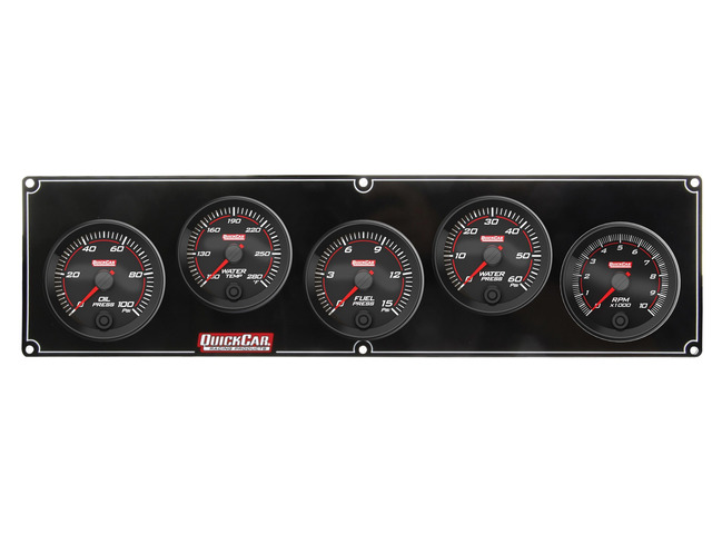 Redline 4-1 Gauge Panel OP/WT/FP/WP w/2-5/8 Tach