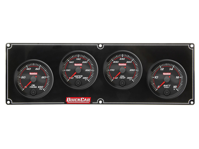 Redline 4 Gauge Panel OP/WT/OT/Volt