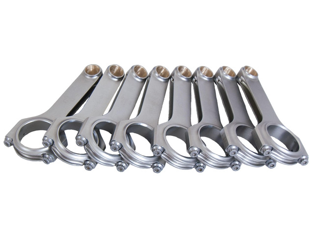 SBC 4340 Forged H-Beam Rods 6.250