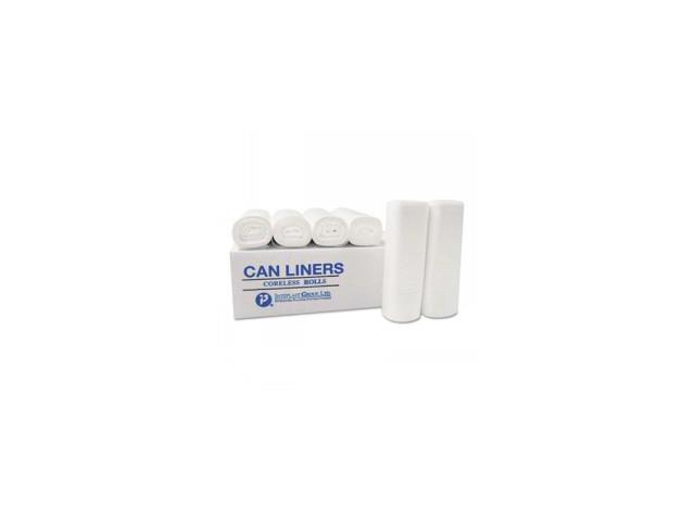 Inteplast Group EC242406K High-Density Can Liner, 24 x 24, 10-Gallon, 6 Micron, Black, 50/Roll, 200 Rolls/Carton, 1 Carton