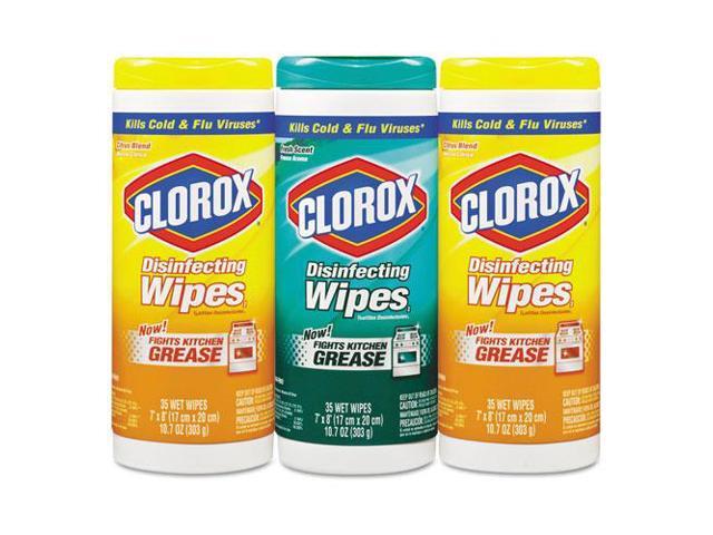 Clorox 30112 Disinfecting Surface Cleaner Wipes Value Pack Scented 105 ct Total