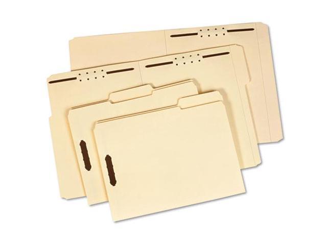 Folder, Two Fasteners, 1/3 Cut Top Tab, Legal, 18 Point, Manila, 50/Bo