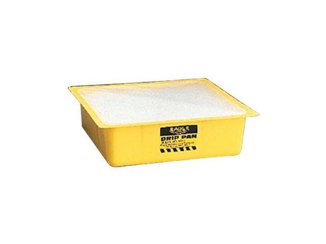 EAGLE MFG 1670PK12 Drip Pan, 1 gal Spill Capacity, Polyethylene