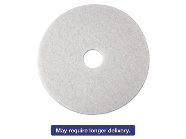 3M Corporation MCO 08488 4100 Low-Spd Flr Polish Pad 24In white 5