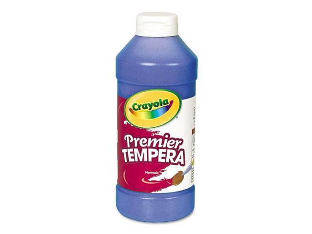 Crayola. 541216042 Premier Tempera Paint, Blue, 16 oz