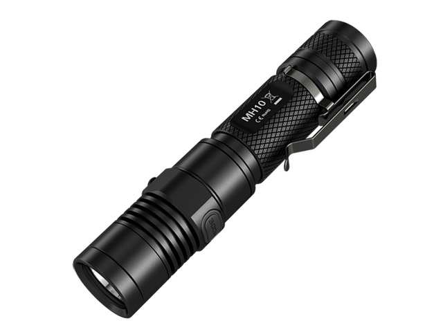 Nitecore MH10 XM-L2 U2 Flashlight 1000 Lumens (1x 18650 or 2x CR123A Batteries)