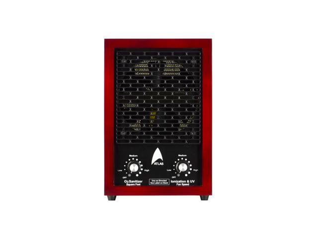 Atlas Multipurpose Washable HEPA ionic Air Purifier Cleaner Ozone Ionizer for 3500 sq. ft(Black)Pack of 1