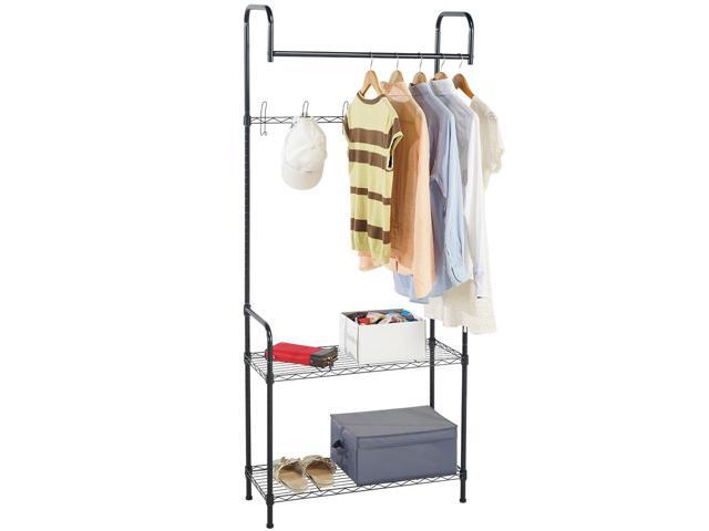 Modern Home Entryway/Mudroom Coat/Hat/Shoe Rack Organizer