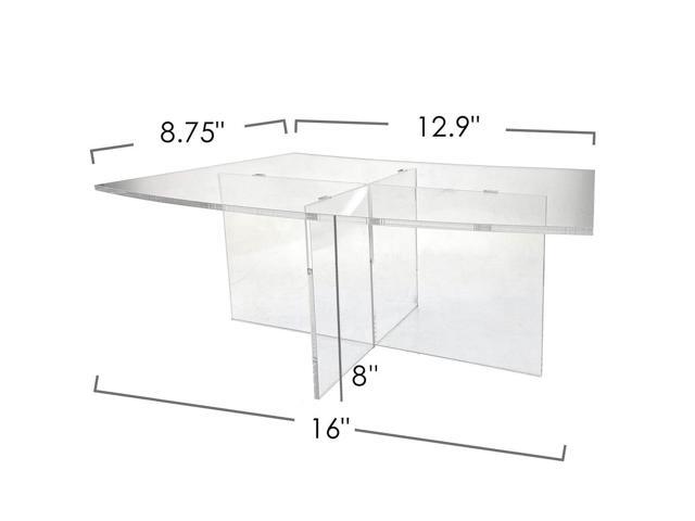 OnDisplay Cross Tier Acrylic Display Rack/Stand - Clear Food Display Stage (8' Height)