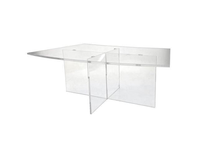 OnDisplay Cross Tier Acrylic Display Rack/Stand - Clear Food Display Stage (8' Height)
