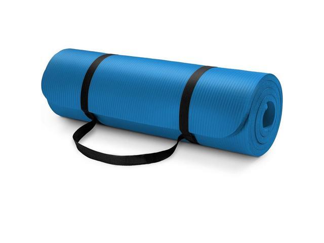 AUM High Density HD Foam Tech Yoga Exercise Mat - 72' x 24' x 0.4'