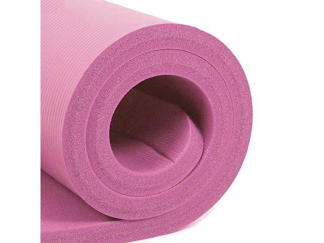 AUM High Density HD Foam Tech Yoga Exercise Mat - 72' x 24' x 0.4'