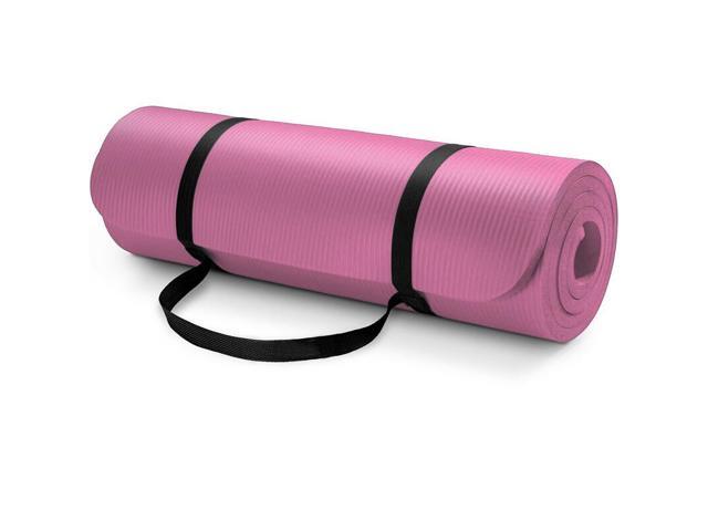 AUM High Density HD Foam Tech Yoga Exercise Mat - 72' x 24' x 0.4'