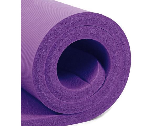 AUM High Density HD Foam Tech Yoga Exercise Mat - 72' x 24' x 0.4'