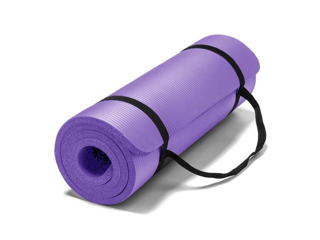 AUM High Density HD Foam Tech Yoga Exercise Mat - 72' x 24' x 0.4'