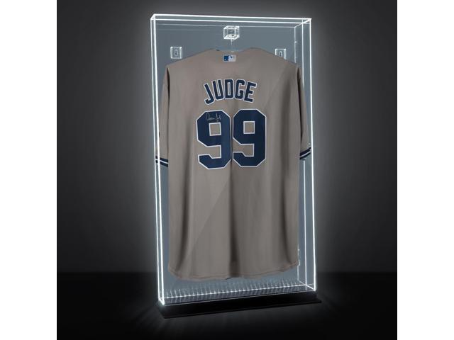 OnDisplay Lux UV Locking Acrylic Wall Mount/Freestanding Jersey Display Case with Lights and Remote Control - All Sports Jerseys