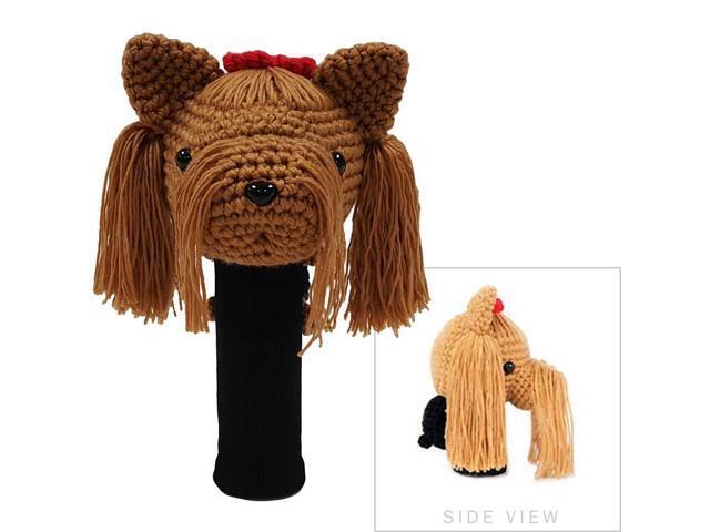 StitchHead Hand Stitched Yarn Animal Driver/Wood Head Cover (Yorkshire Terrier)