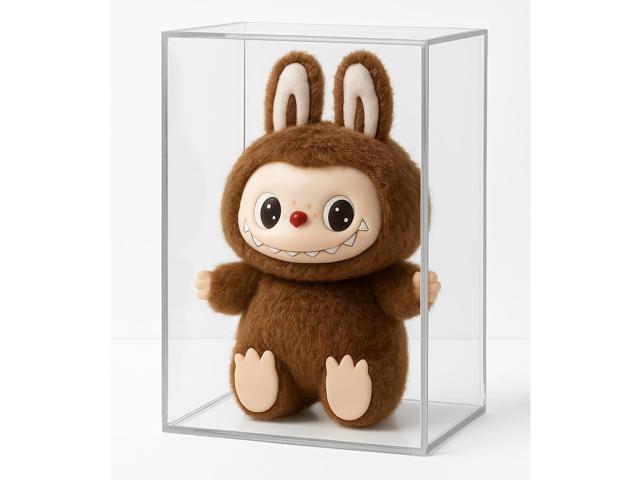 OnDisplay Premium Hard Protector Case for Labubu Dolls and Keychains - Stackable Acrylic Display Case (1)