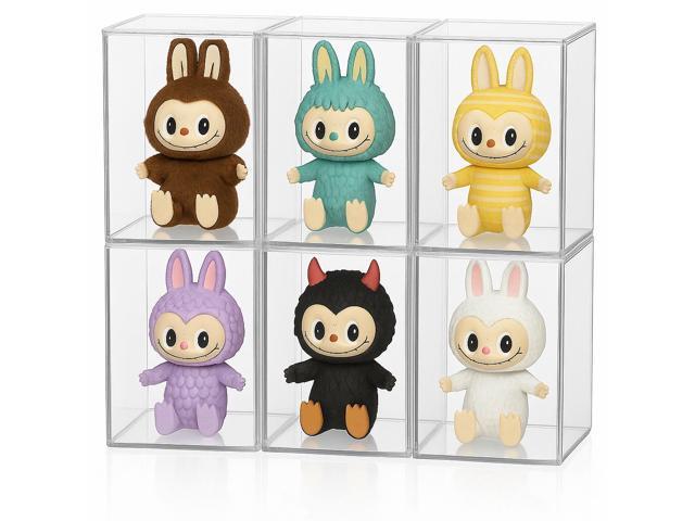 OnDisplay Premium Hard Protector Case for Labubu Dolls and Keychains - Stackable Acrylic Display Case (6)