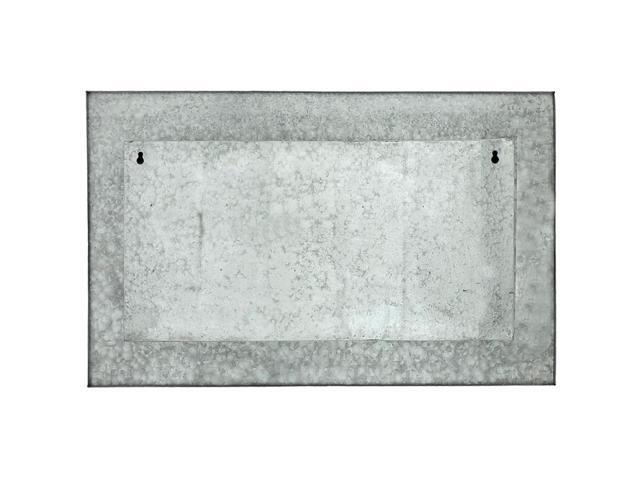 Modern Home Living Wall Galvanized Steel/Zinc Succulent Planter (Aged Zinc, Horizontal 18 Pocket)