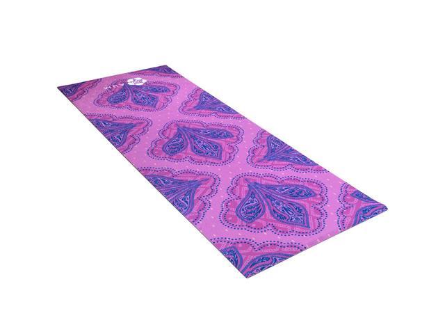 AUM 4mm Soft Foam Tech Lilla Series Yoga Exercise Mat - 68' x 24' (Tri-Lotus A4)