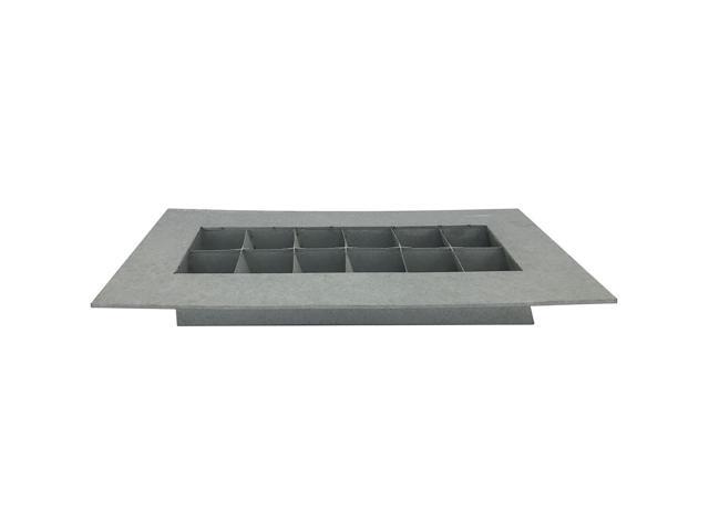 Modern Home Living Wall Galvanized Steel/Zinc Succulent Planter (Aged Zinc, 12 Pocket)