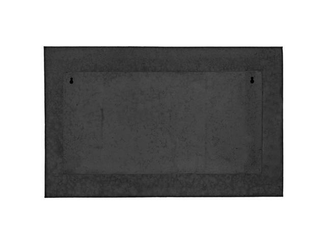 Modern Home Living Wall Galvanized Steel/Zinc Succulent Planter (Black Zinc, Horizontal 18 Pocket)