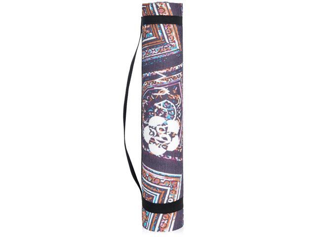 AUM 4mm Soft Foam Tech Lilla Series Yoga Exercise Mat - 68' x 24' (Kaleidoscope B2)